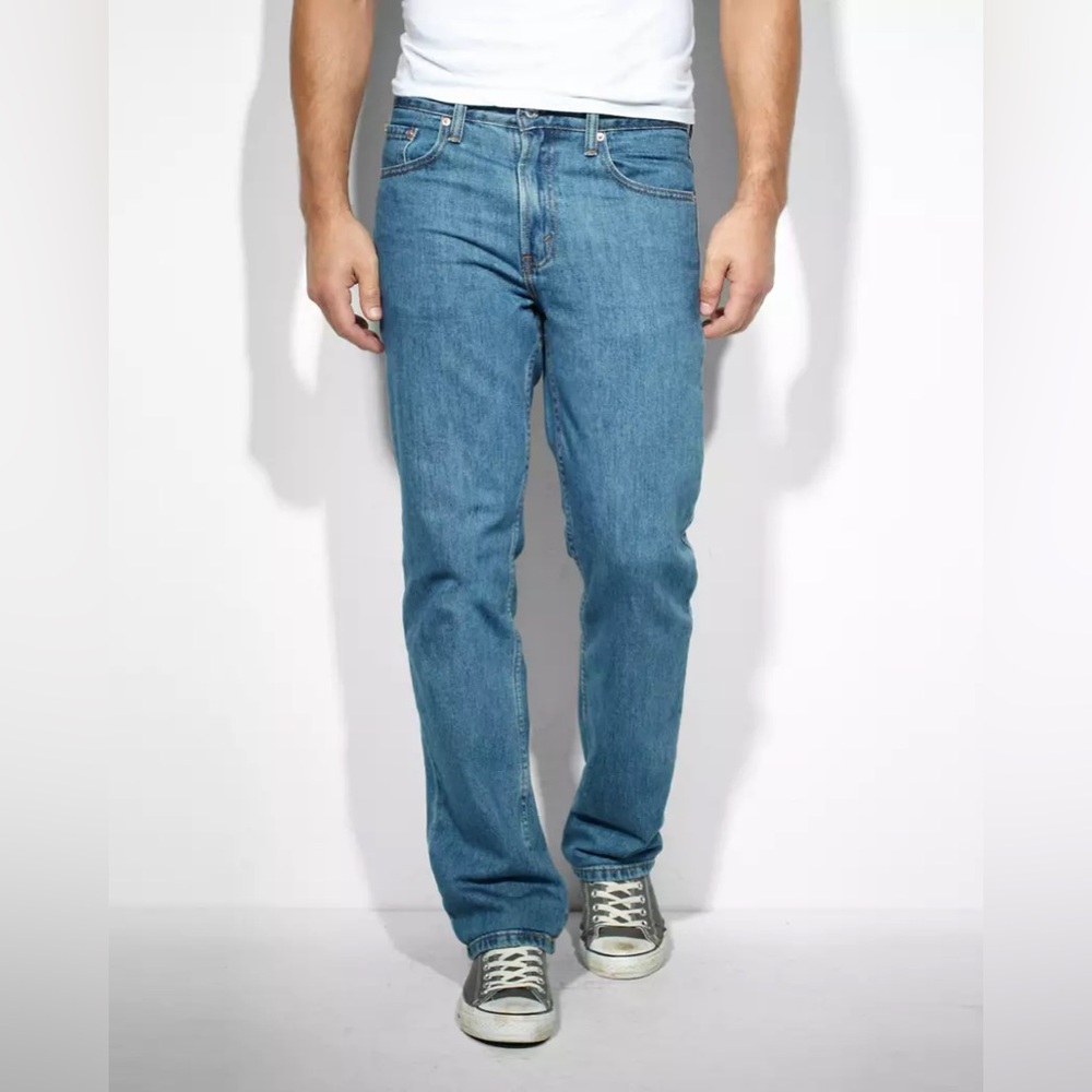 Levi’s 516 Slim Straight Distressed Men's Jeans 100% Cotton Sz 36W x 32L